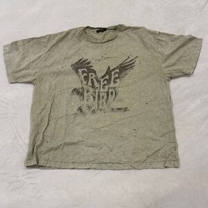 Free Bird Graphic T-Shirt 100% Cotton